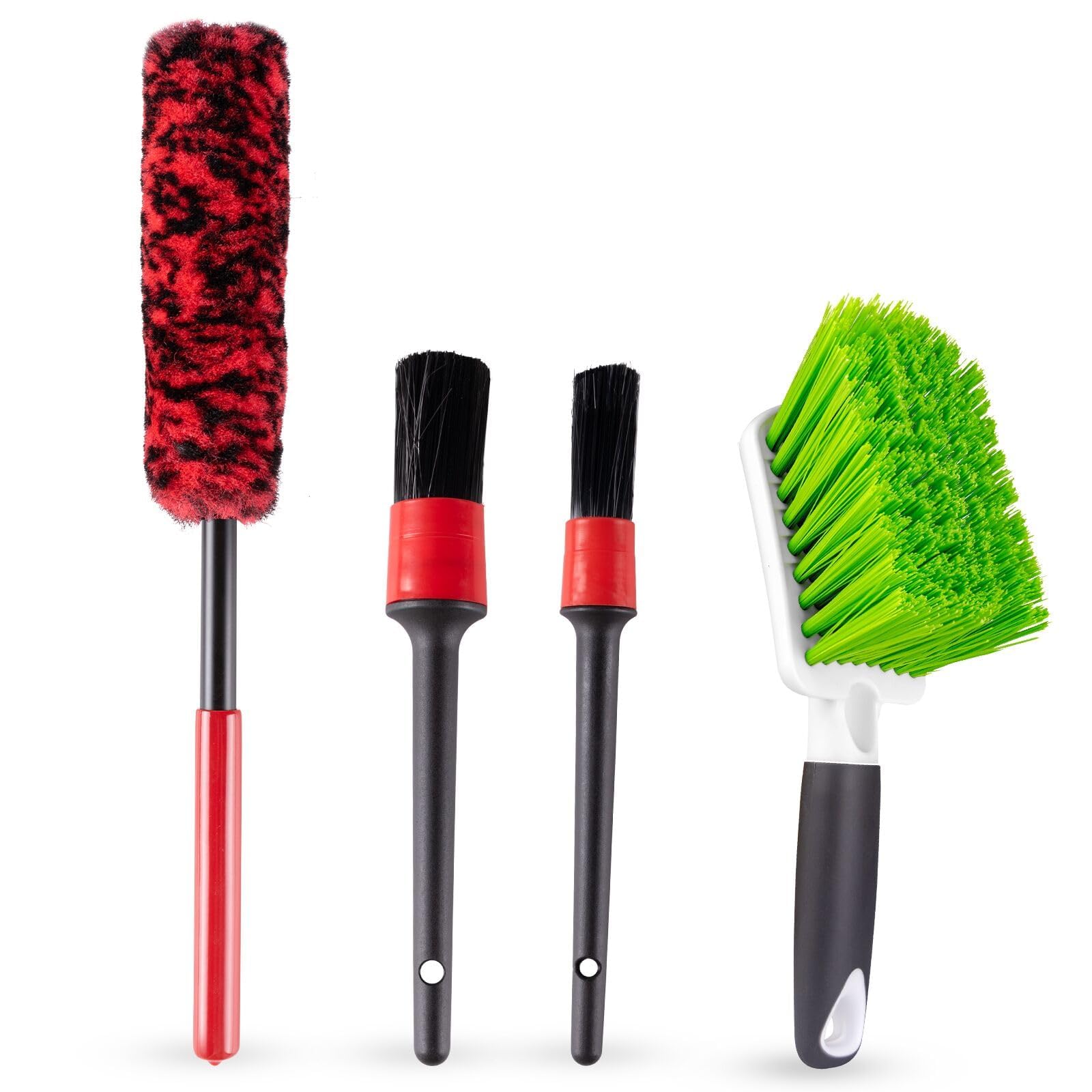 Brosses de lavage de voiture en laine pour l'entretien des motos et camping-cars