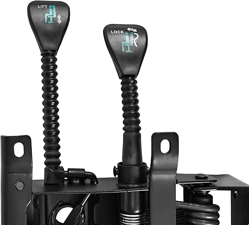 Miniatura 6 de Silla de juegos de oficina resistente Mecanismo de asiento de control de inclinación Silla giratoria de repuesto tipo gas 6 × 7 Orificio de montaje