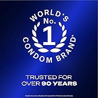 Vista 11 de Preservativos ultrafinos, acanalados, punteados con lubricante retardante, Durex Performax Intense - Preservativos de látex de goma natural, 12