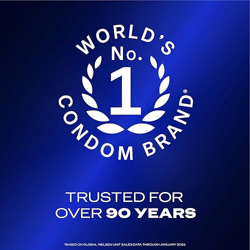 Miniatura 11 de Condones de látex natural intenso de Durex Performax, ultra finos, corrugados, hechos con lubricante para retardar.