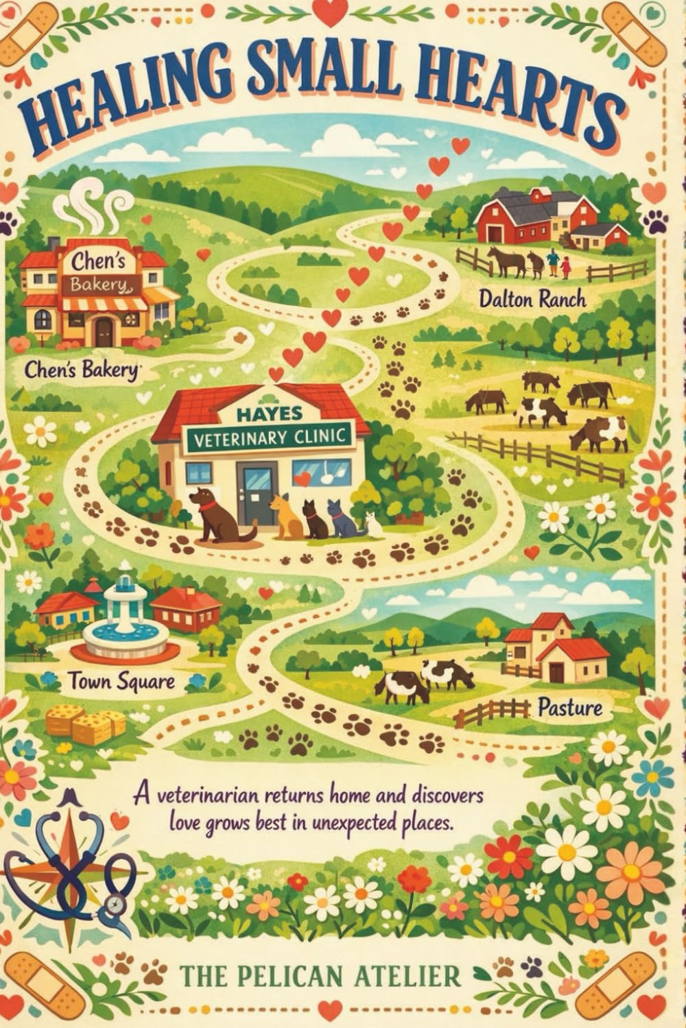 Healing Small Hearts: A Small Town Romance About Coming Home, Second Chances, and Quiet Love (The Hearthside Stories)