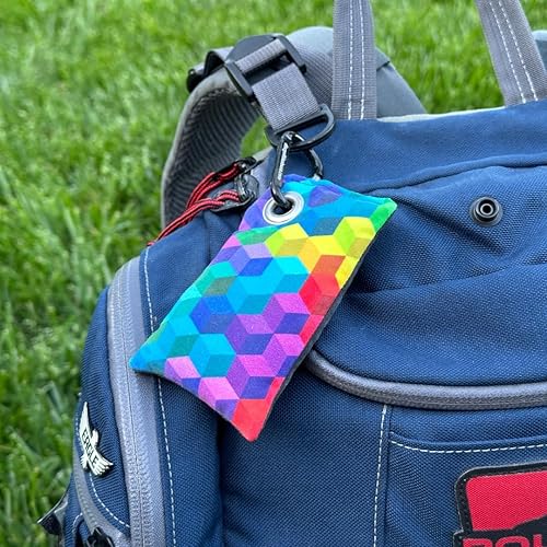 Miniatura 26 de HYZER HOUND DISCS Disc Golf Chalk Bag Seca tus manos en el calor del verano Se fija a la bolsa con un mosquetón Mejora el agarre de tu mano