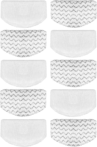 Paquete de 10 almohadillas de repuesto para trapeador de vapor 1940 1806 para almohadilla de trapeador de vapor Bissell Powerfresh. Compatible con