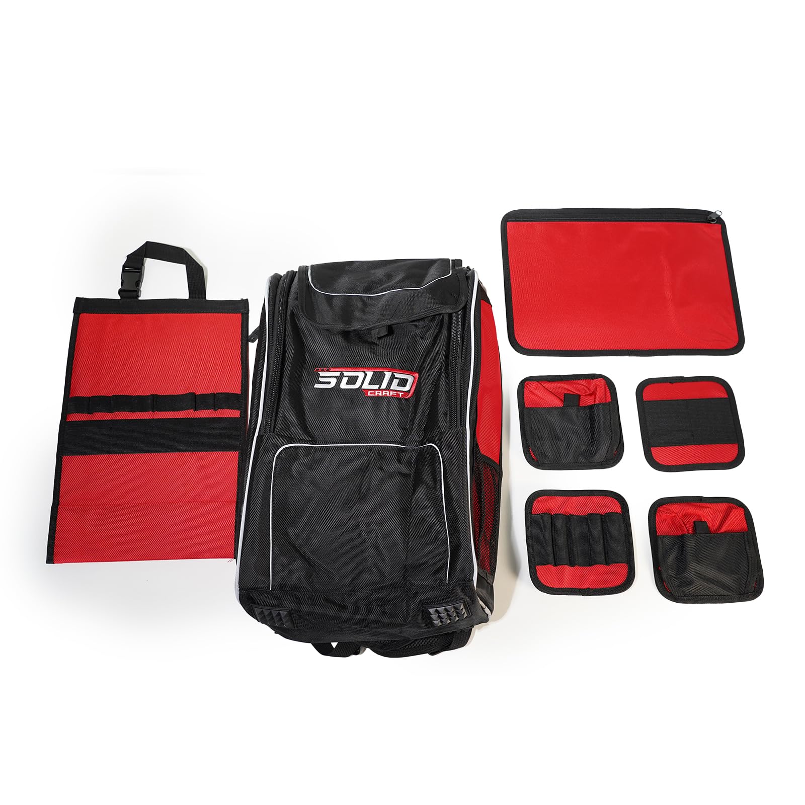Genérico Mochila herramientas electricista, mochila portaherramientas, caja de herramientas mochila, mochila de herramientas de Solidcraft