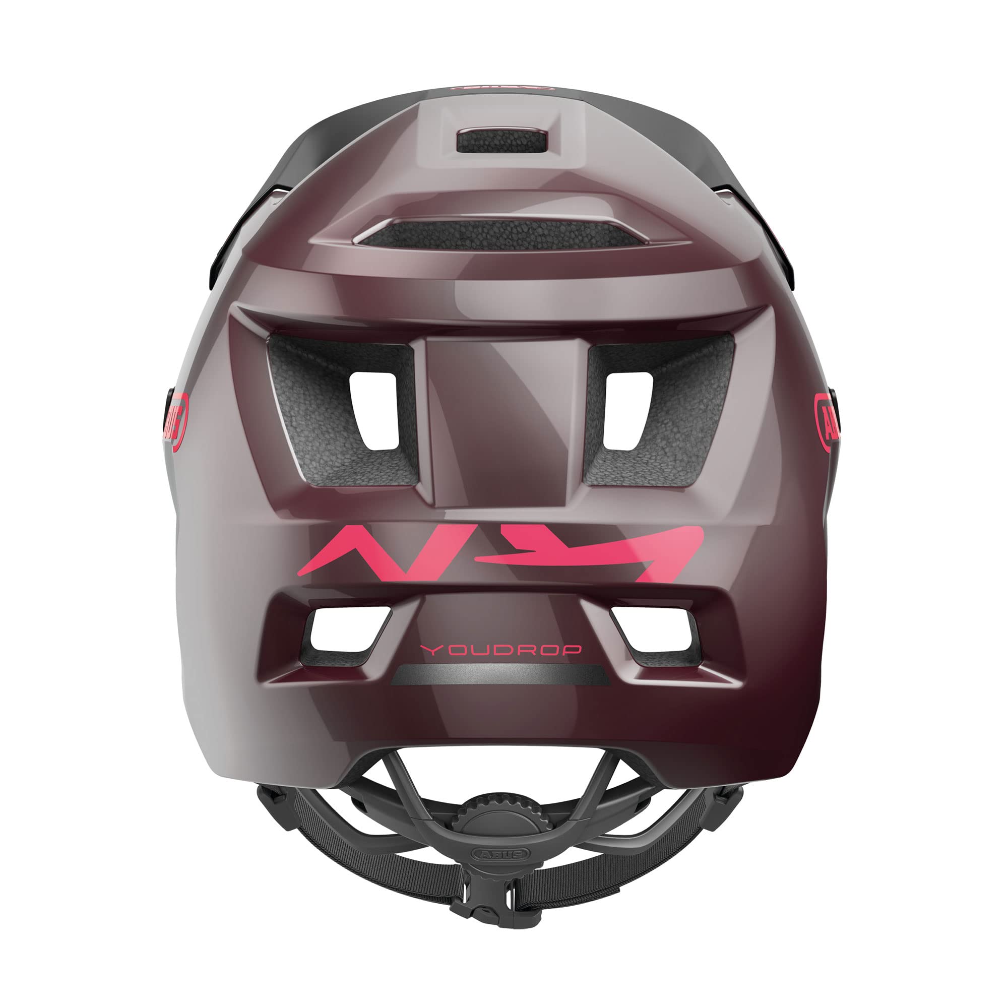 ABUS MTB YouDrop - casco da bici per bambini e ragazzi - per l'uso quotidiano o per escursioni fuoristrada - con spazio per il codino