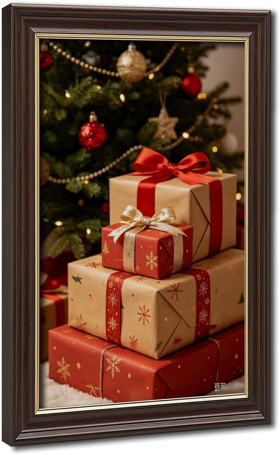 Christmas Gift Boxes Holiday Presents Canvas Wall Art Poster Decor Gift