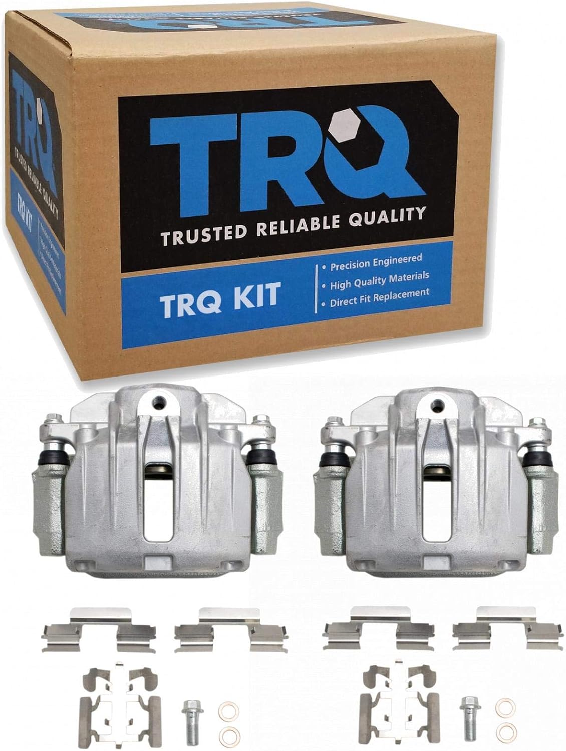 TRQ Rear Brake Caliper Set Compatible with 2000-2002 Cadillac DeVille 2003-2005 Chevrolet Astro 1999-2002 Silverado 1500 2000-2001 Tahoe GMC Safari Sierra 1500 Yukon