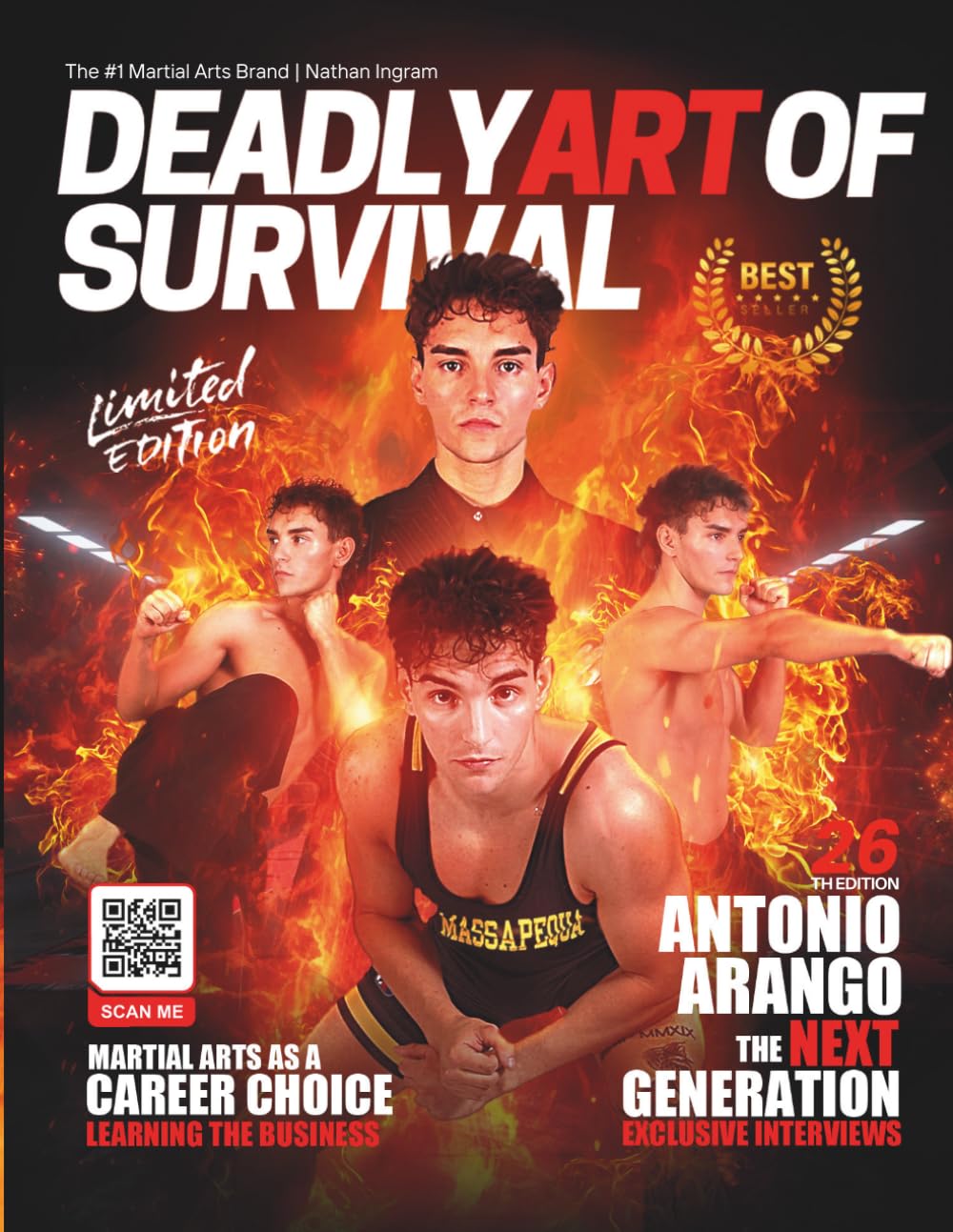 Deadly Art of Survival Magazine 26th Edition Featuring Antonio Arango | The #1 Martial Arts Magazine Worldwide MMA, Traditional Karate, Kung Fu, Goju-Ryu, and More