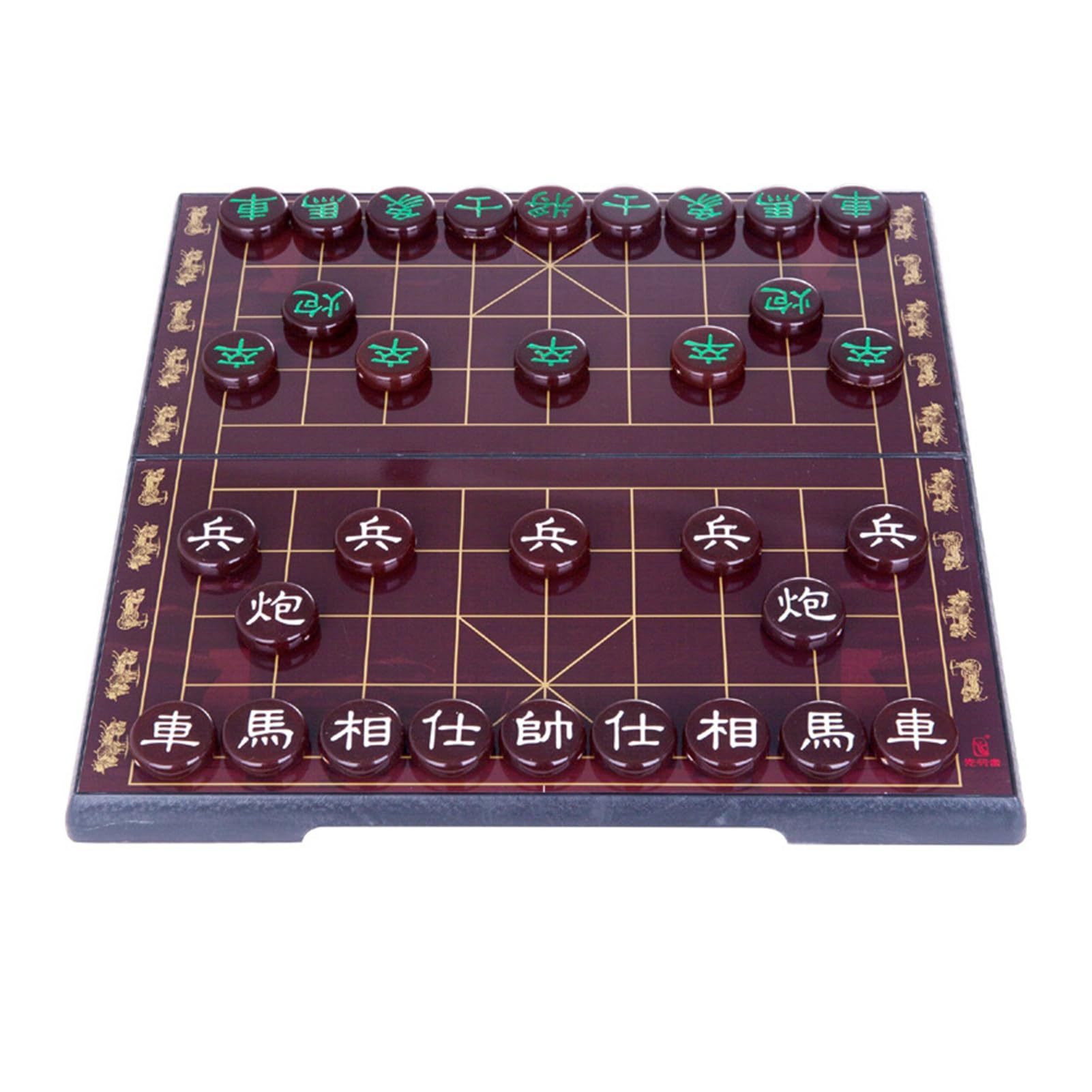 Juego de ajedrez Chino magnético con Tablero de ajedrez Plegable y Piezas de Juego de melamina Juego de Mesa de Viaje Xiangqi Juegos de Estrategia educativos Tradicionales