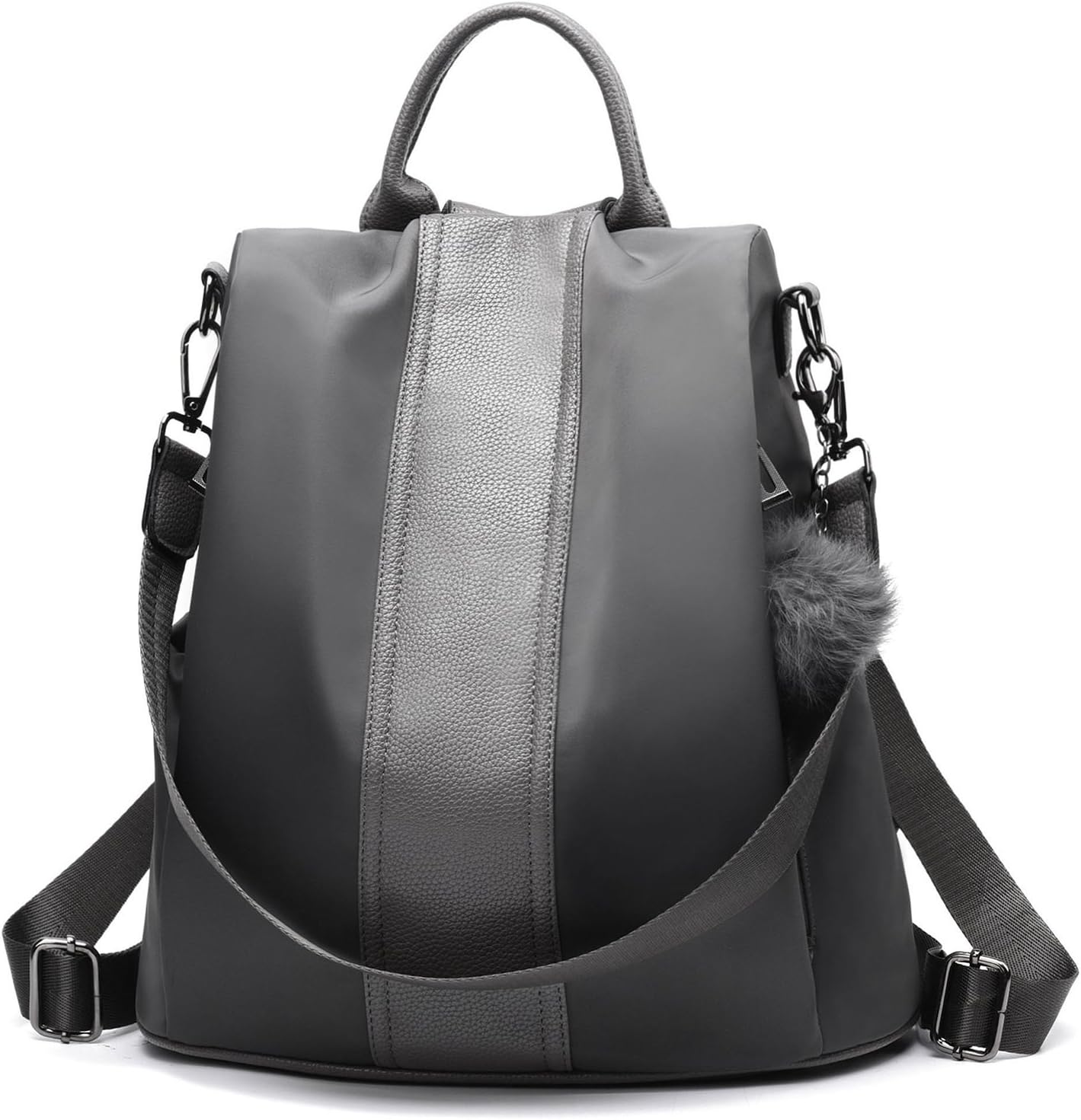 Women Backpack Purse Waterproof Nylon Anti-theft Rucksack Lightweight Shoulder Bag