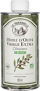 La Tourangelle - Huile d'olive vierge extra BIO - Extraite à froid - Huile de grande qualité - 500ml