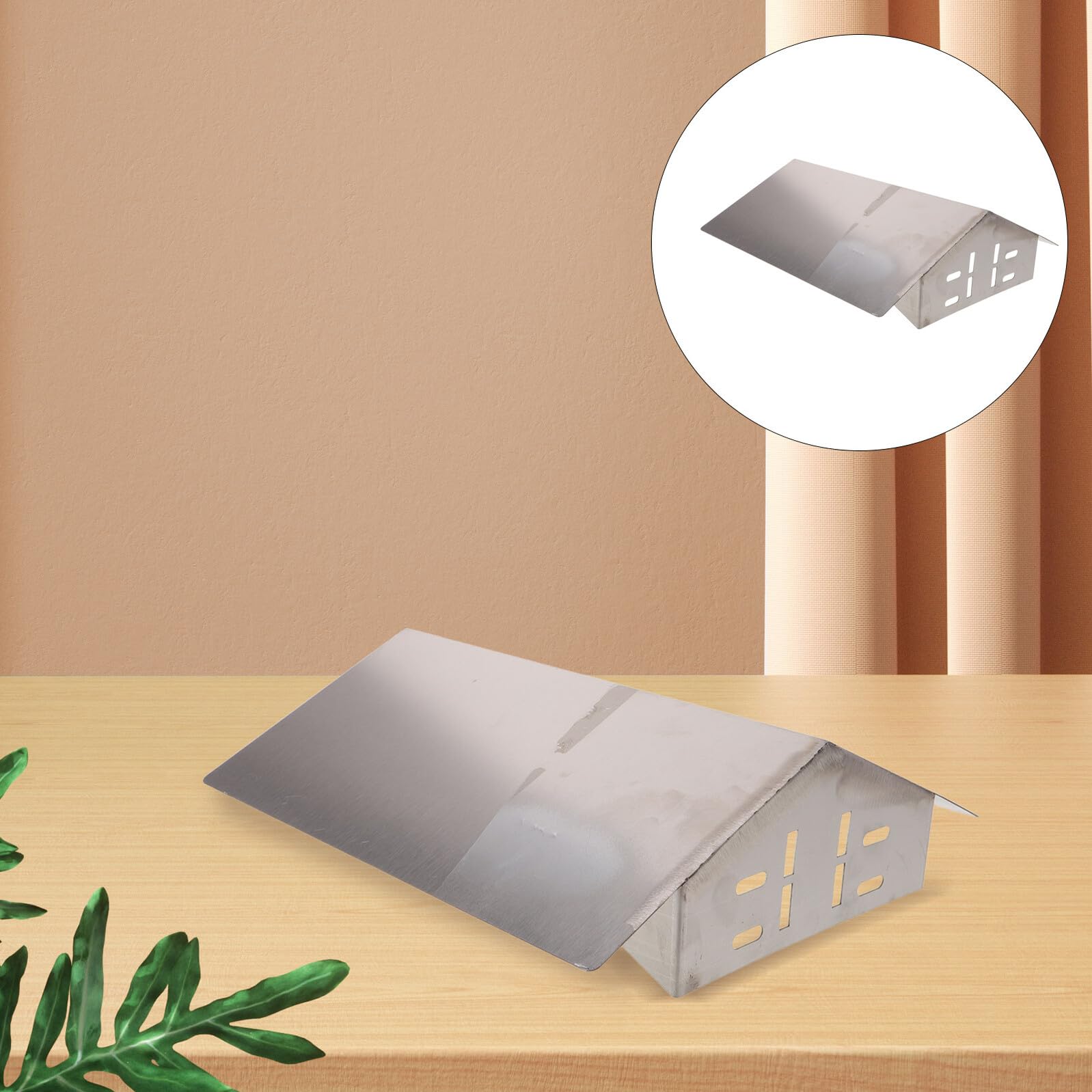 Boîtier de Protection Anti-Pluie pour Caméra Extérieure en Acier Inoxydable, Fixation Murale Petit Modèle, Housse Imperméable Fenêtre Transparente, Protection Intempéries