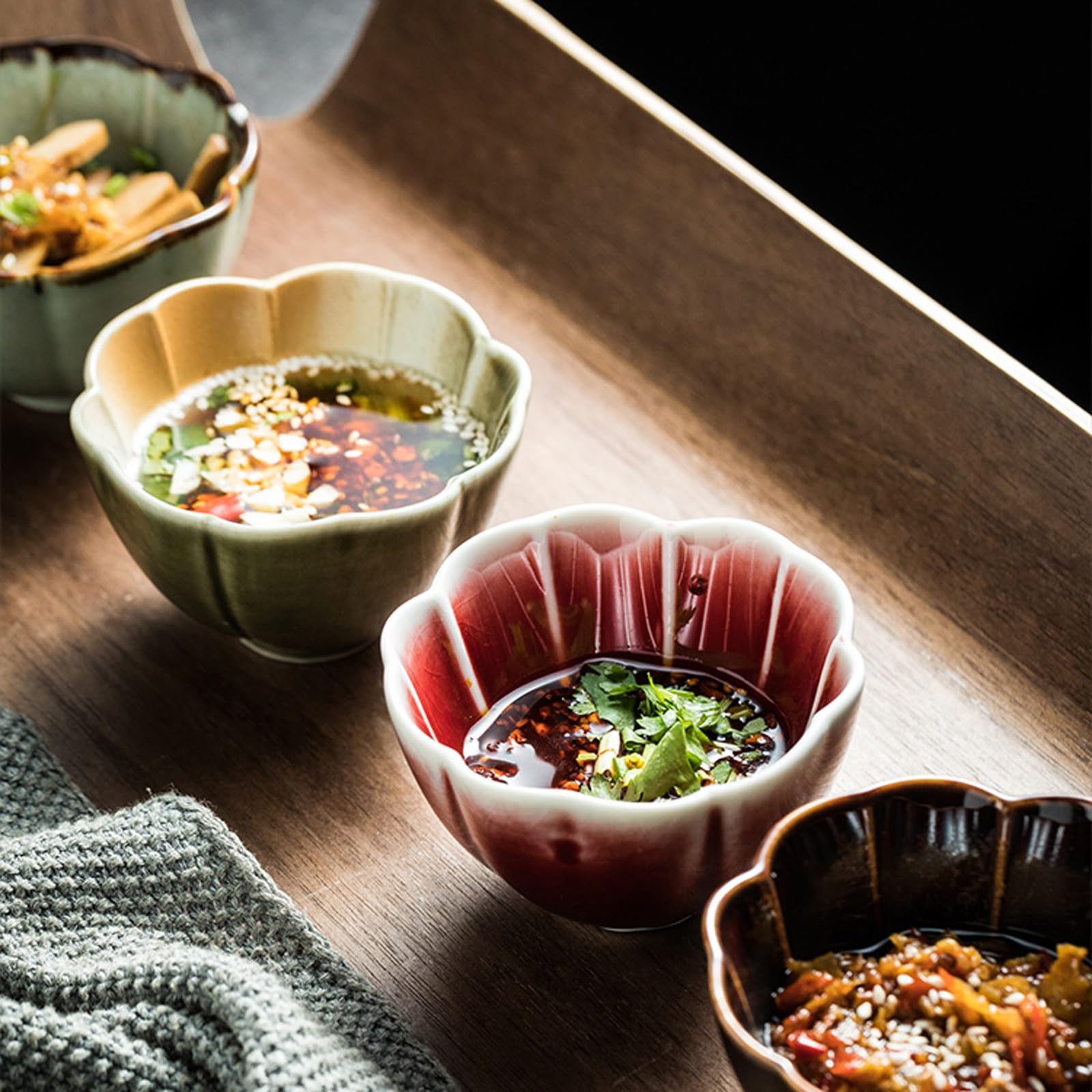 Miska Sałatkowa Miski Do Maczania Nadają Się Sosów, Octu, Sosu Sojowego, Sushi, Wasabi Itp