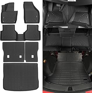 All Weather Floor Mats for Volkswagen VW Tiguan 2009-2017 Floor Mats & Trunk mat & Backrest Mats for Volkswagen Tiguan Accessories Odorless Floor Liner