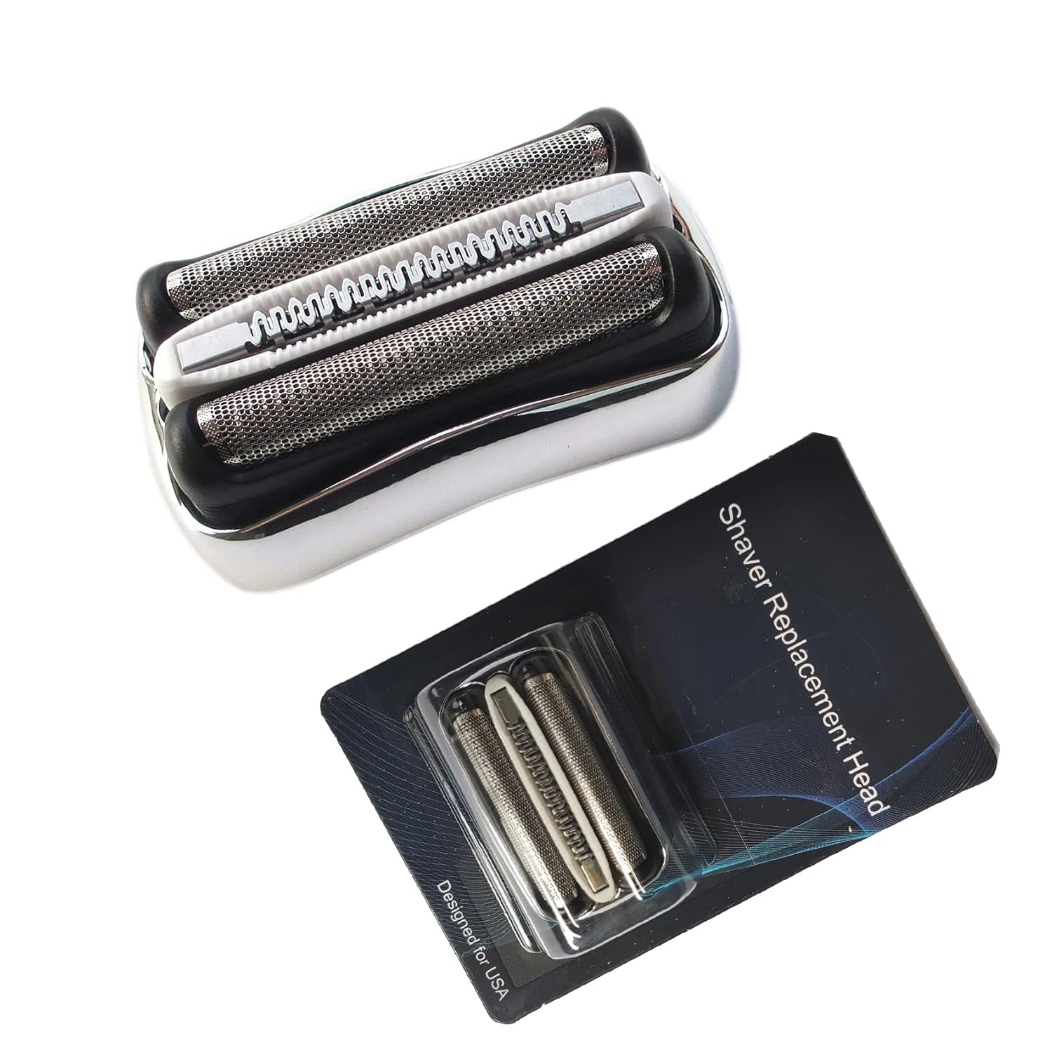 21S Replacement Head Compatible with Braun Series 3, 32S Shaver Foil