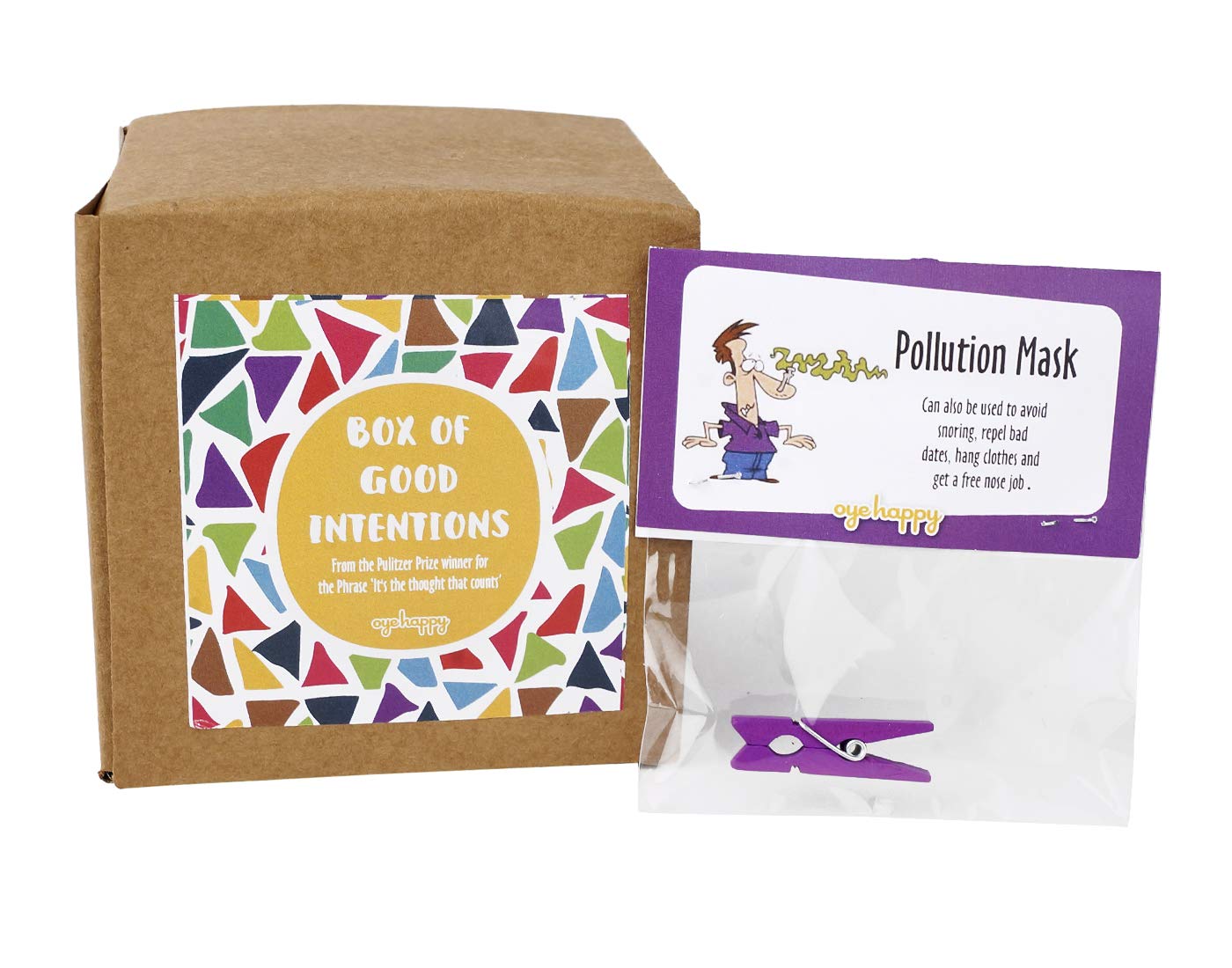 Oye Happy Funny Box of Good Intentions (Multicolour) 1