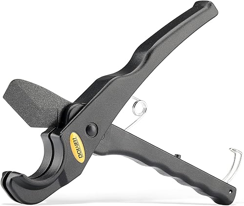 Miniatura 9 de DOWELL Cortador de tubos de PVC Herramienta de corte de tubo de trinquete Cortador de tubo de tubo de teflón de alta resistencia Hoja de acero