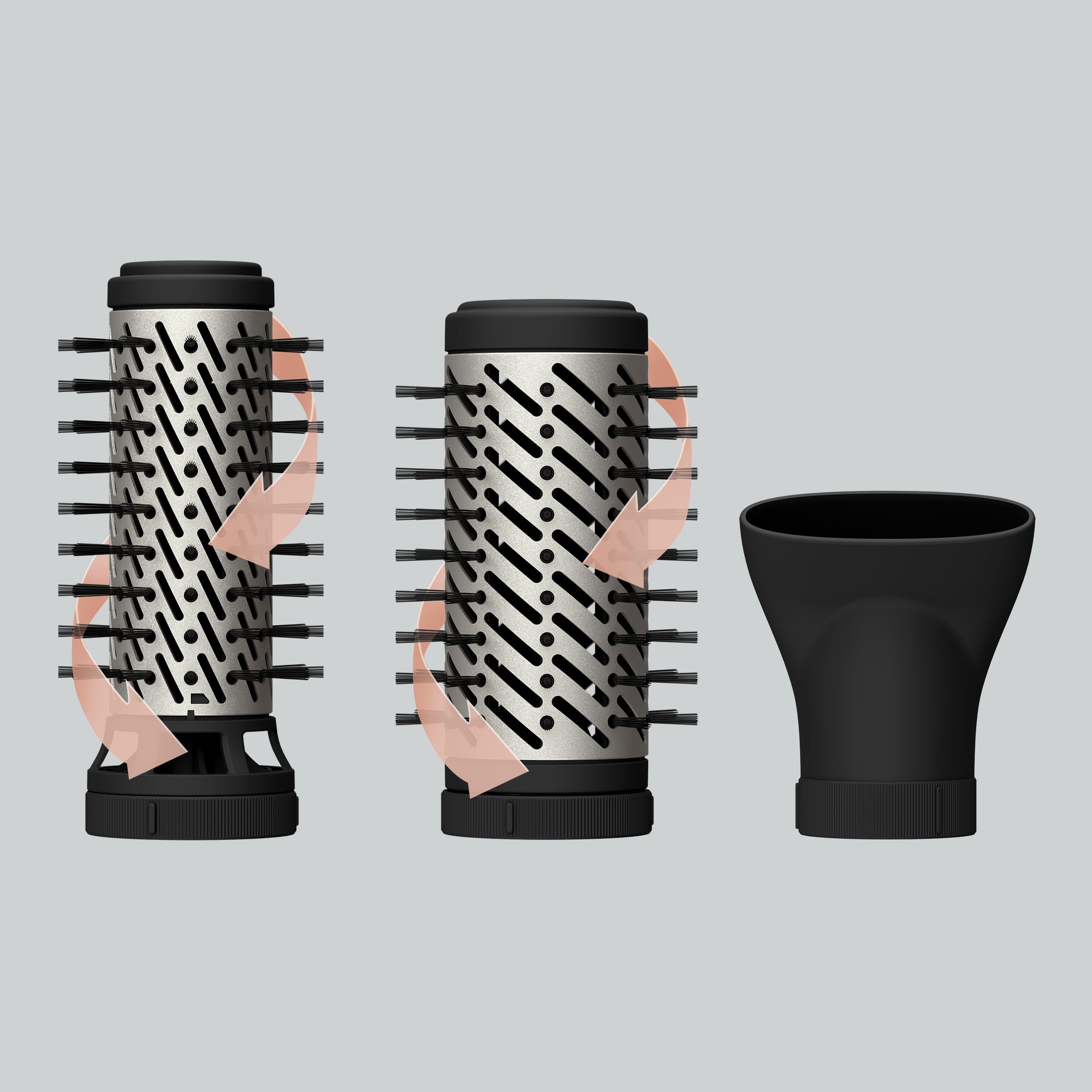 Rowenta UB9530 Brush Activ' Renewal obrotowa szczotka z ciepłym powietrzem, obrót w prawo/lewo, powłoka ceramiczna, funkcja jonowa, naturalne włosie, 2 poziomy temperatury, poziom zimna, 1000 W
