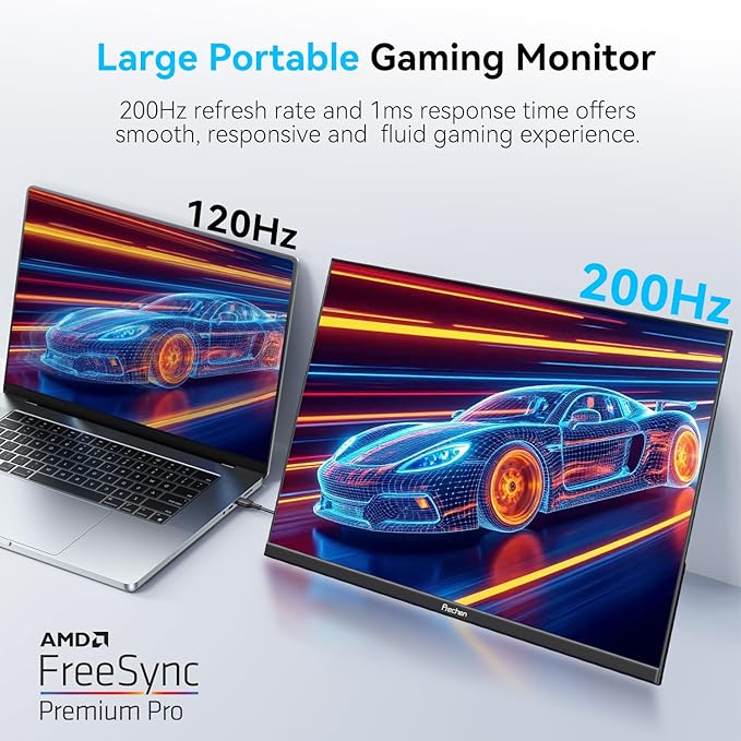 Monitor Portátil Táctil 23.8" 200Hz FHD VA con Altavoces miniatura 5