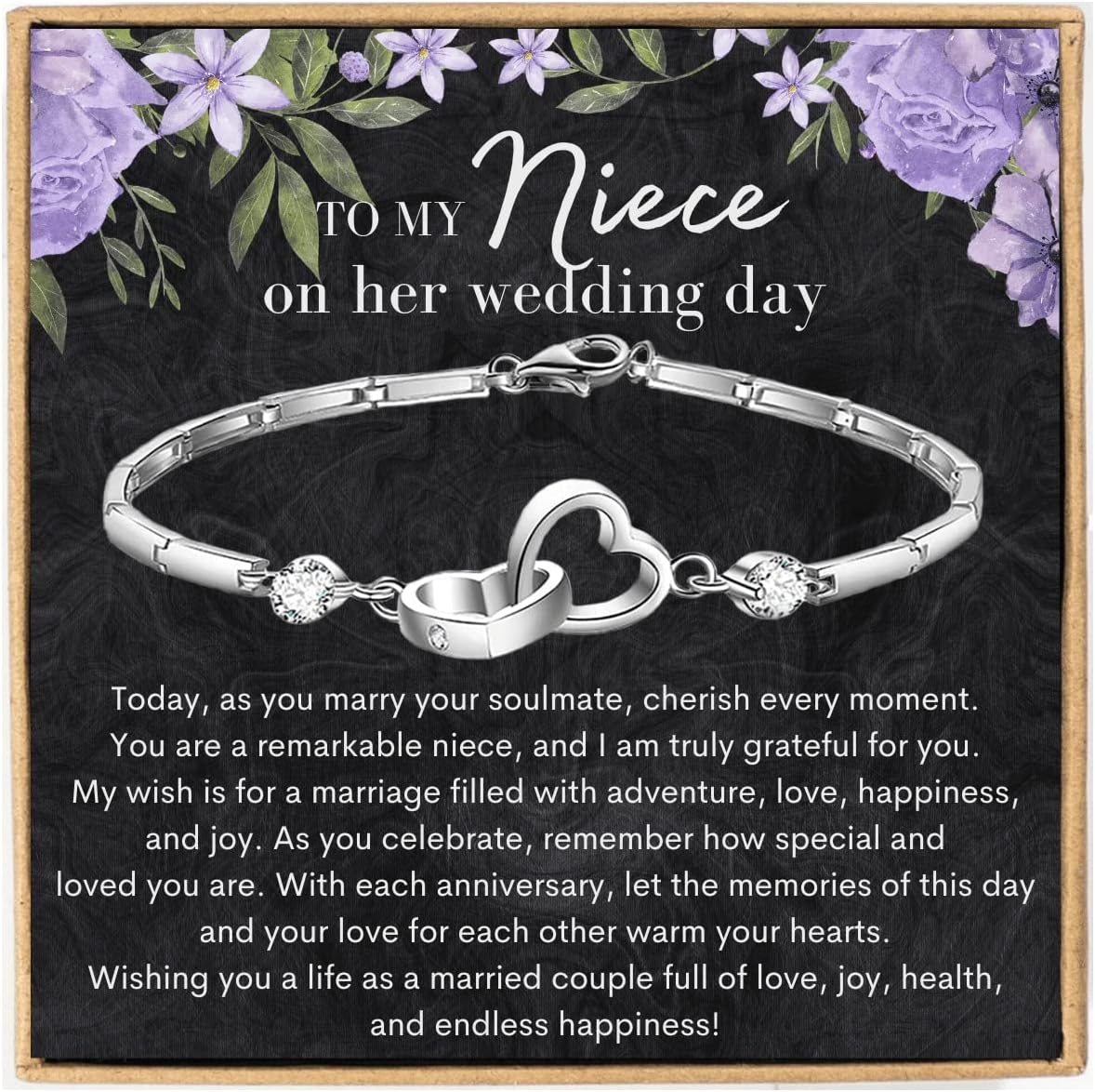 Amazon.com: Niece Wedding gifts from Aunt, To My Niece on Her Wedding ...