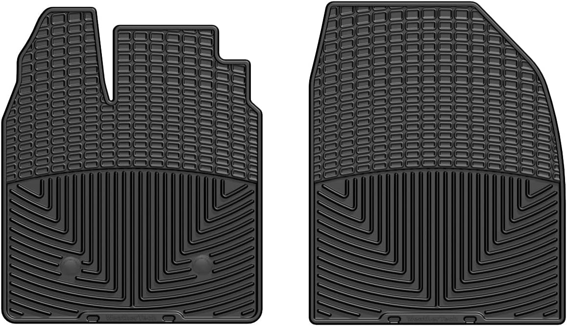 WeatherTech All-Weather Floor Mats for Ford Edge, MKX 1st Row (W236), Black
