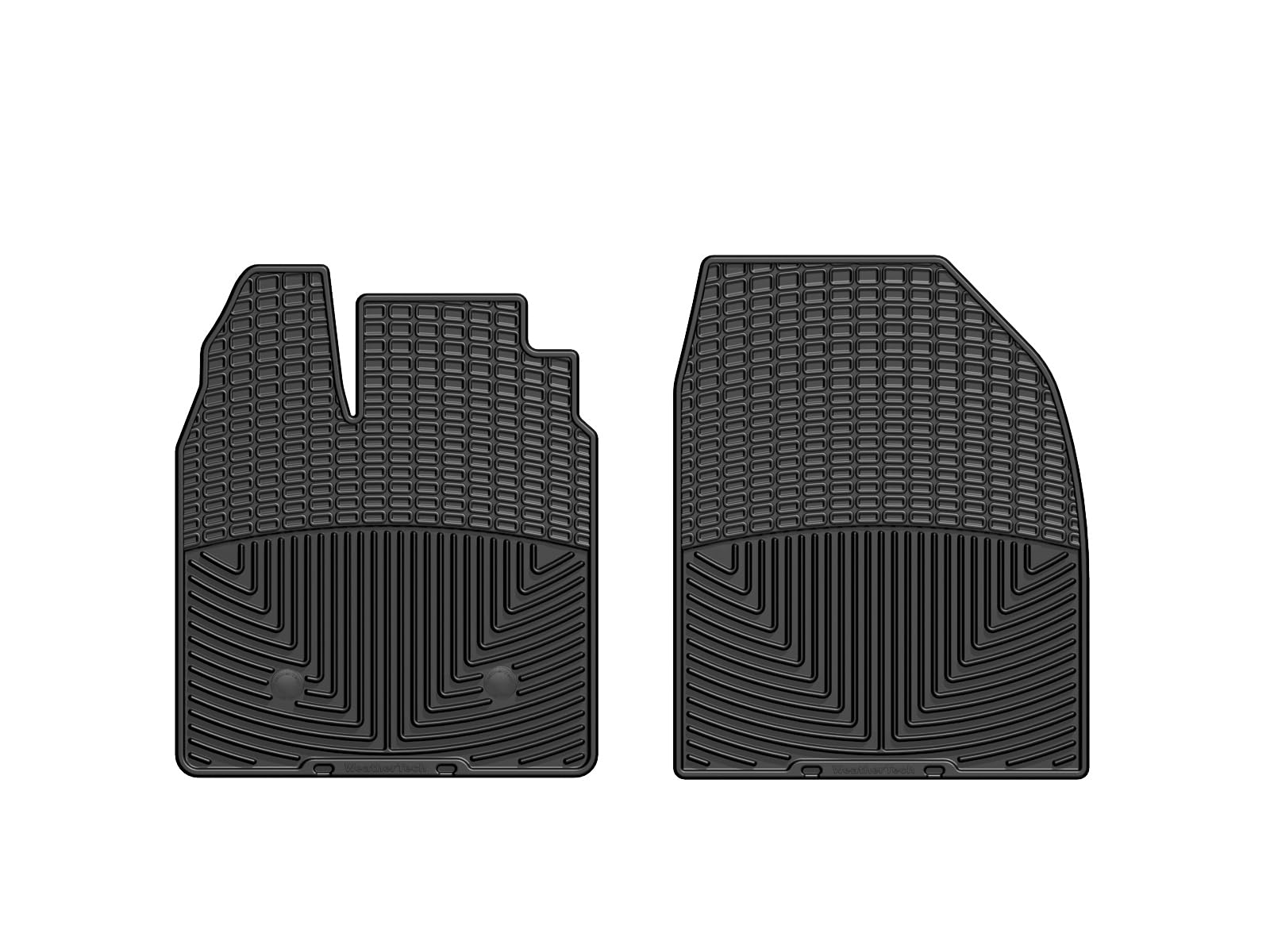 WeatherTech All-Weather Floor Mats for Ford Edge, MKX 1st Row (W236), Black