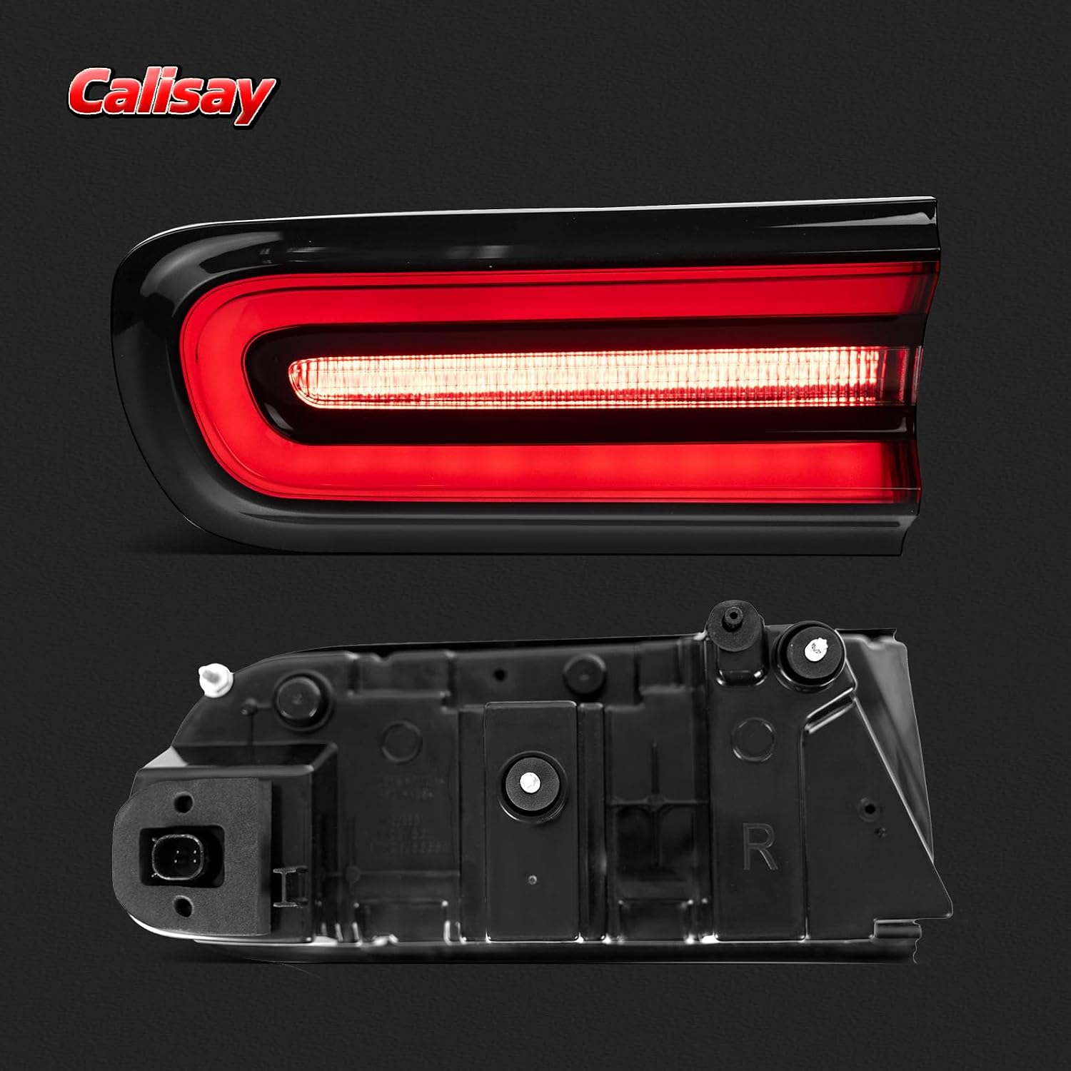 LED Tail Lights Compatible with 2015-2023 Dodge Challenger Taillights Rear Brake Lamp Taillight Rear Reverse Stop Brake Lamp Replacement for OEM#68510771AA CH2800207 (Left Driver Side)