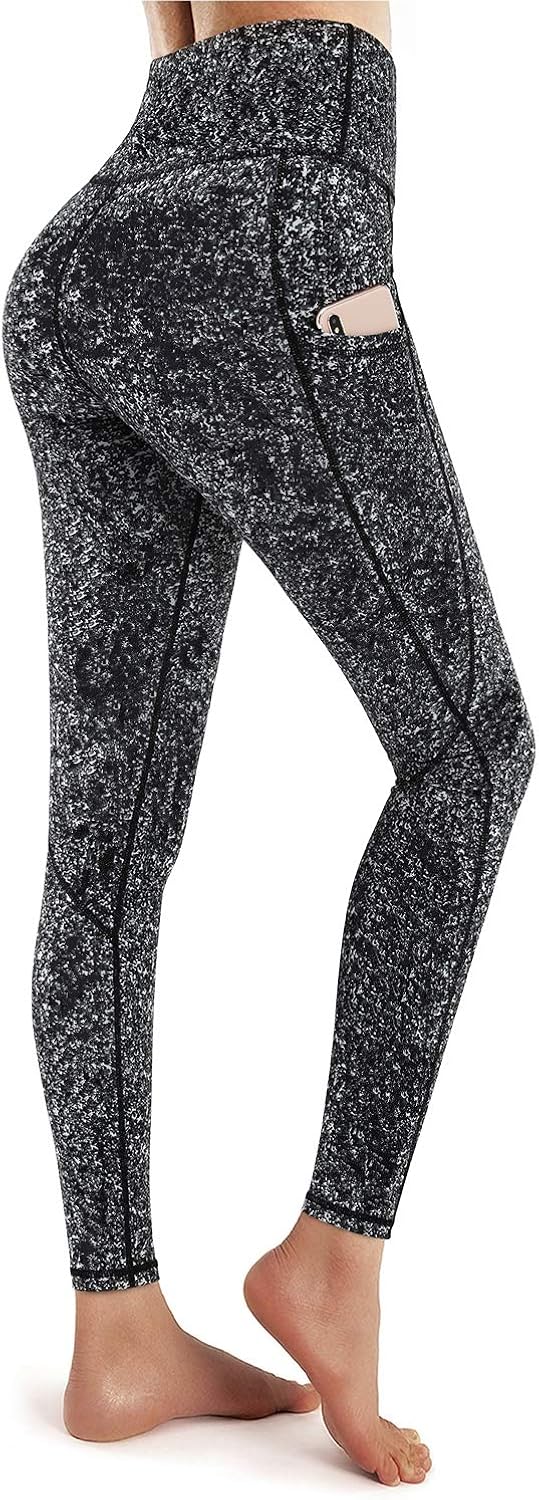 WALK FIELD Yoga Pants for Women High Waist Capri Workout Leggings with Pockets Running Tight