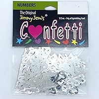 Vista 2 de Confeti Año 2023 Plata - Paquete al por menor #7626 QS0