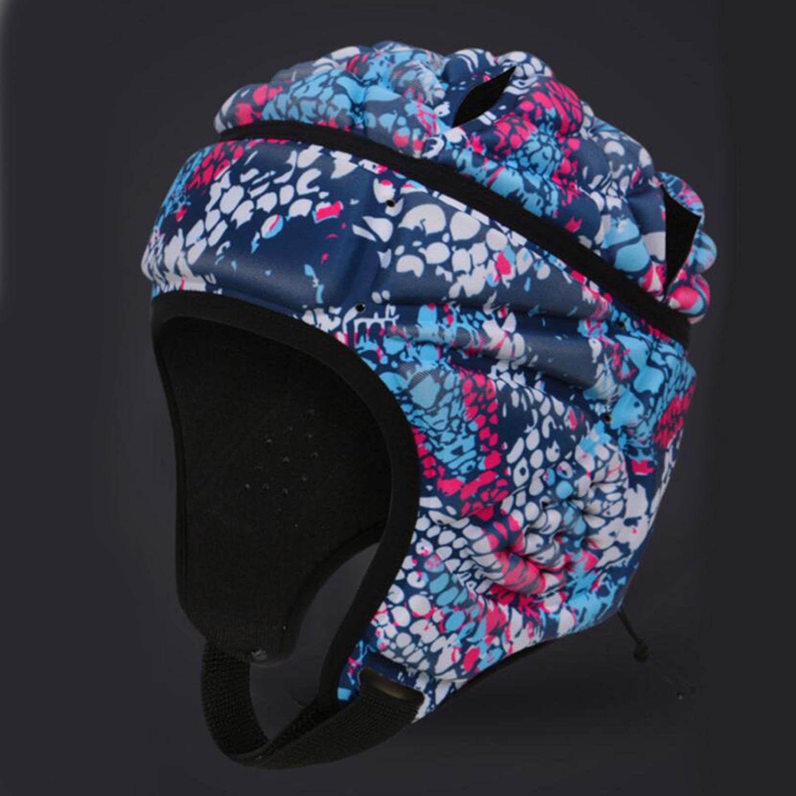 Casque Souple Rugby/Football – EVA Haute Densité, Ultra-léger, Respirant – Protection Tête Et Menton Pour Adultes Et Enfants
