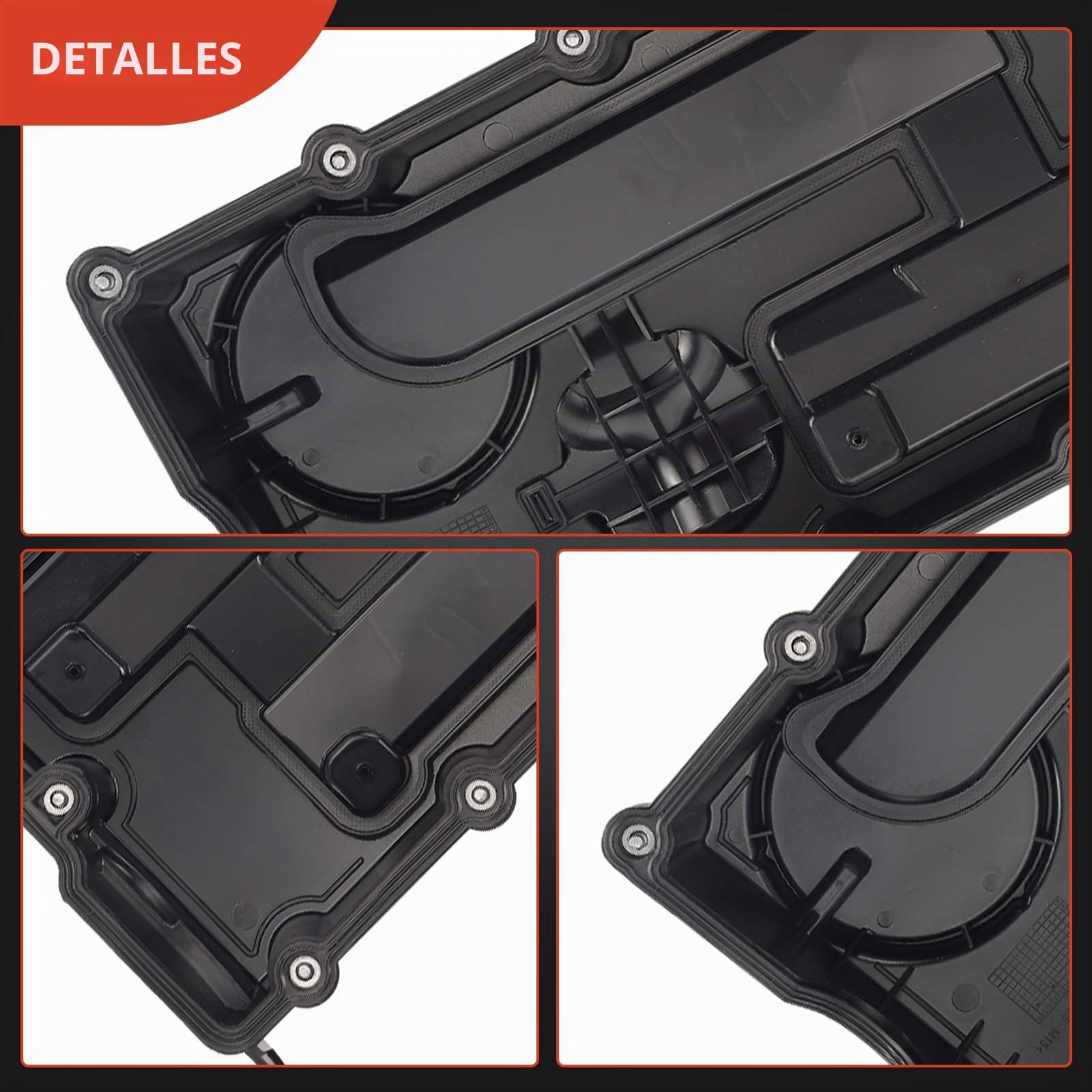 Frankberg Tapa de la culata tapa de válvulas 03G103469B | con tornillo ASA Juego de juntas para tapa de válvulas; Compatible con: A4 8EC, A6 4F2, A6 Avant 4F5, A4 Avant 8ED