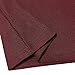 Men's Long Sleeve Pullover Shirt Solid Color Henleys T-Shirt Single Button Placket Plain V Neck Shirts Fall Tops (Wine Red,Medium)