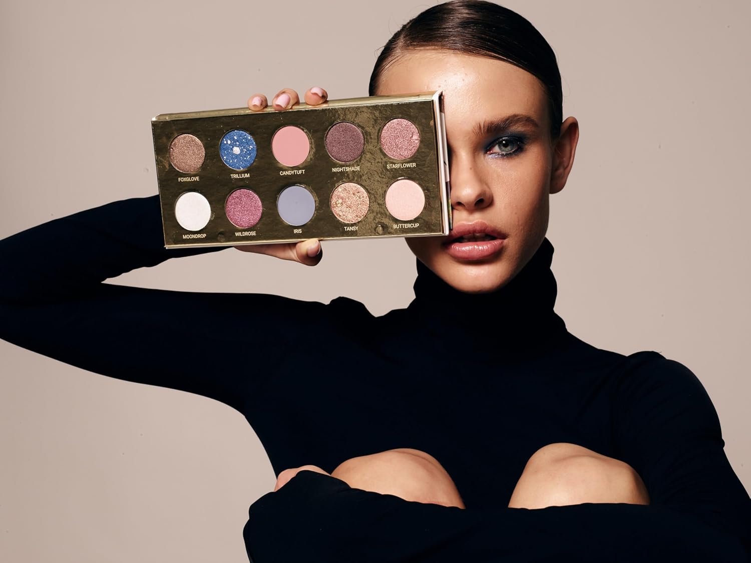 True + Luscious Flora Furiosa Eyeshadow Palette | 10 Richly Pigmented Floral-Inspired Shades | Matte Shimmer Satin Finishes | Talc-Free Vegan Cruelty-Free Clean Beauty | Universal Flattering Colors