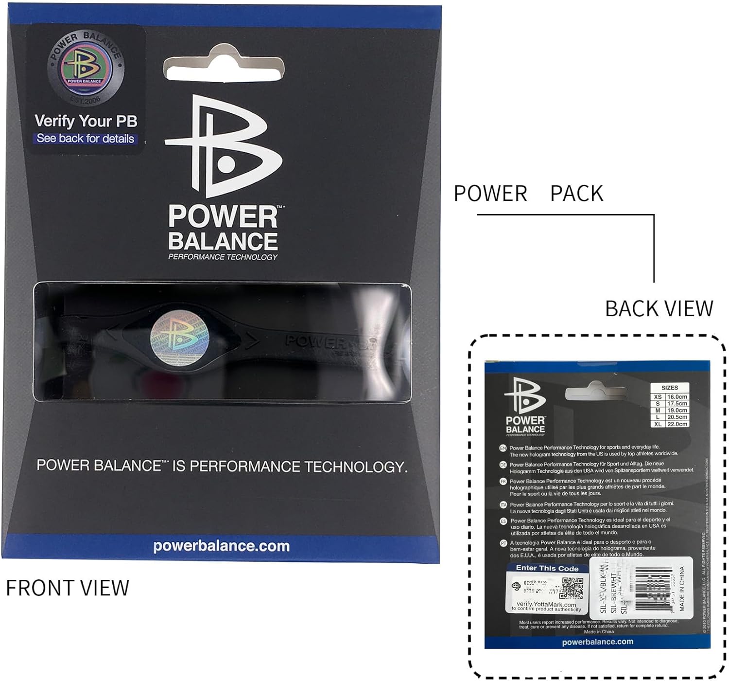 Power Balance The Original Genuine Performance Wristband, Silicone Rubber Wristbands Bracelets Sports Bracelet Wristband for Men Women, Power Bangles, Safe Waterproof Lightweight Durable - Image 4