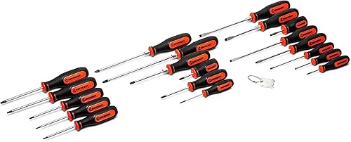 Crescent Juego de destornilladores de doble material de 20 piezas con destornilladores Phillips, Torx, ranurados y 4 en 1 - CSDS20PCSET
