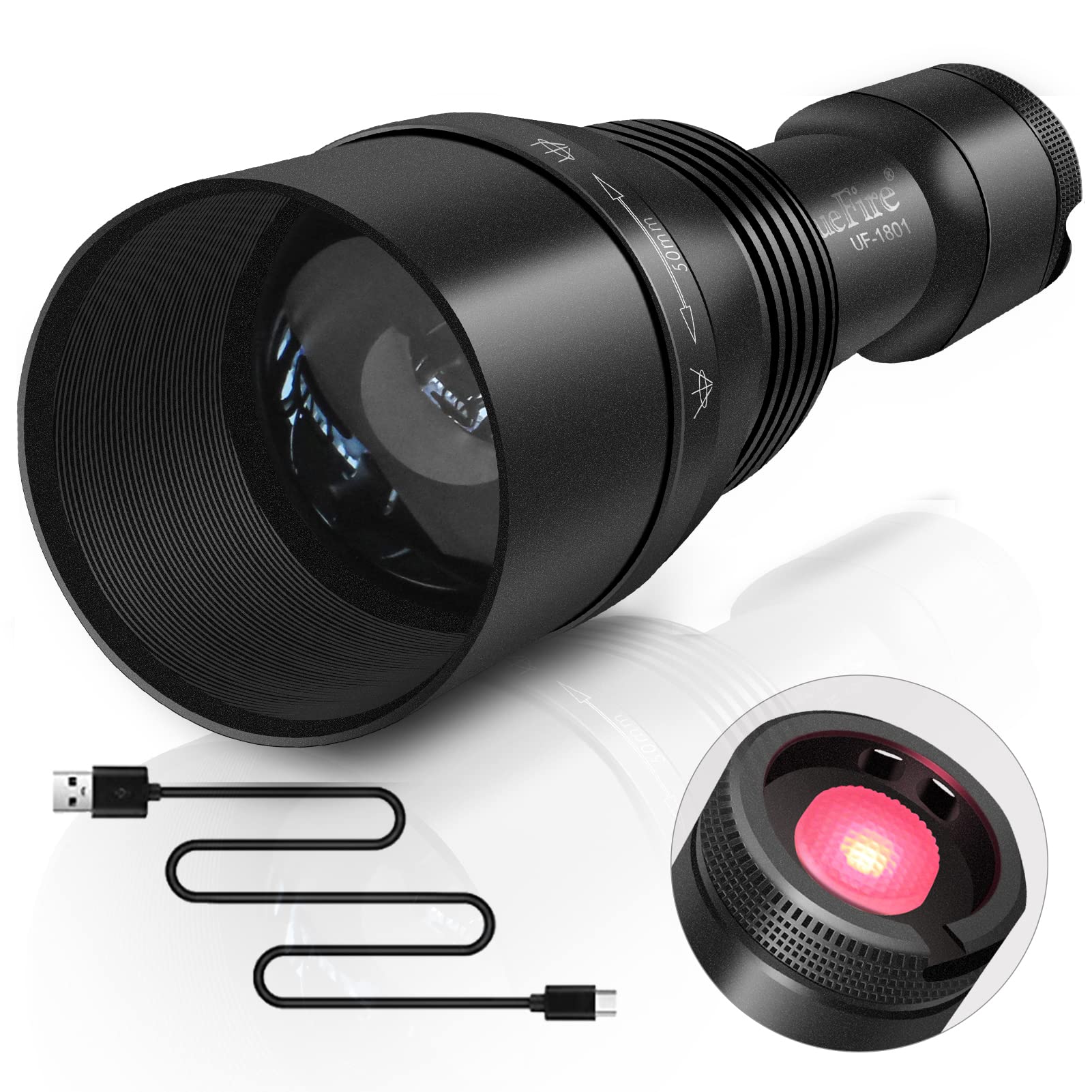 Buy UniqueFire 1801 T50 IR Illuminator 940nm for Night Vision Goggles