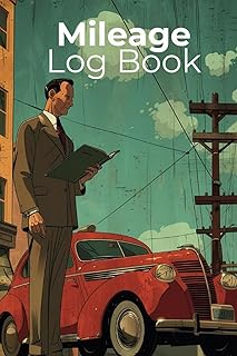 Mileage Log Book 2024 for Taxes for Self Employed & Business: Simple Daily Miles Recording Tracker for Car / Vehicle Record Journal