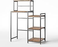 Vista 7 de Mini soporte para refrigerador de 6 niveles con almacenamiento, mini estante para refrigerador, mini barra de café con espacio para mini