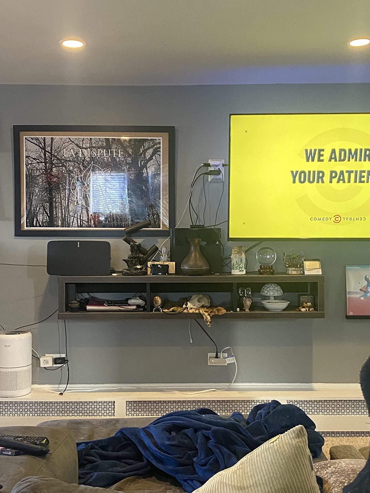 23/mo Finance Martin Furniture Floating TV Console, 48", Columbian