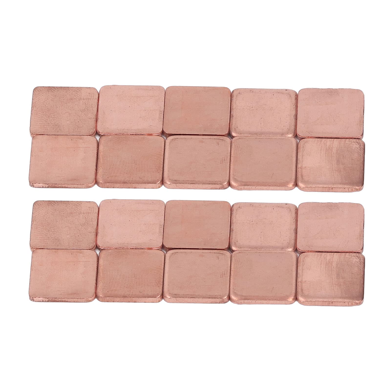 20 Pezzi Pad Dissipatori In Rame 20x20x1.0mm Per GPU BGA Laptop - Raffreddamento Notebook
