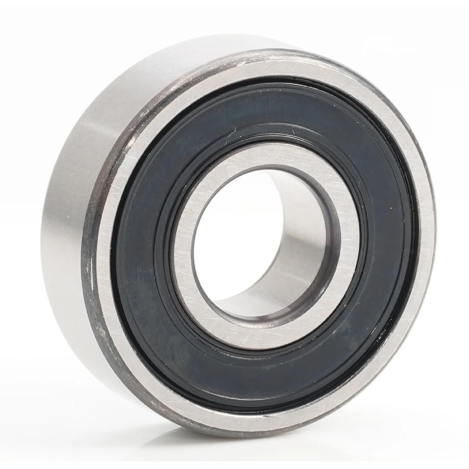 FUSHI 6201-2RS Deep Groove Ball Bearing, Chrome Steel, 2RS DDU Sealed, 12x32x10mm, 2 Pack (6200-2RS 10X30X9mm ABEC-5)