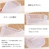 Fridge Storage Case, Mini Box, Refrigerator, Organization, Inside Refrigerator, Door Pocket, Stocker, Freezer Storage, Kitchen Storage, Transparent, Space Saving, White, Approx. 3.9 x 4.3 x 3.1 inches