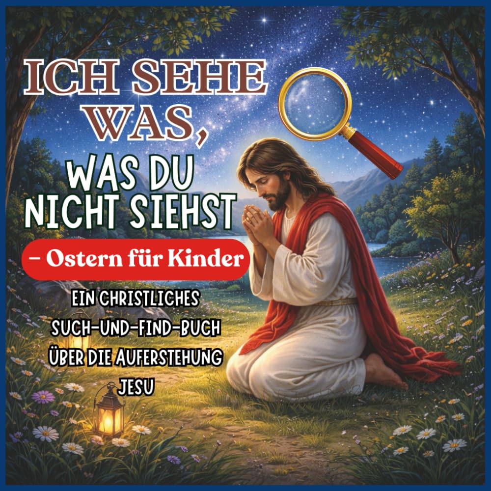 Ich sehe was, was du nicht siehst – Ostern für Kinder: Ein christliches Such-und-Find-Buch über die Auferstehung Jesu