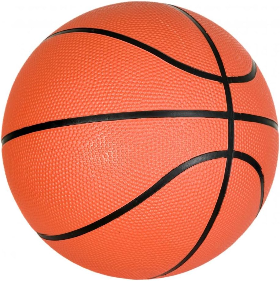 Wallmonkeys Orange Basketball Ball Wall Decal Peel and Stick Graphic WM273029 (18 in W x 17 in H)