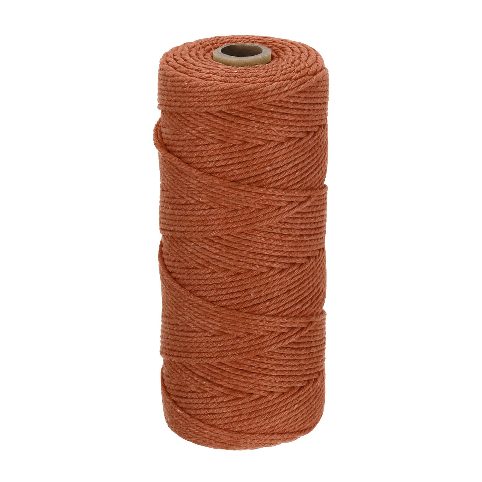 DMiotech 2mm x 170M (186 Yard) Rust Red Natural Cotton Macrame Rope