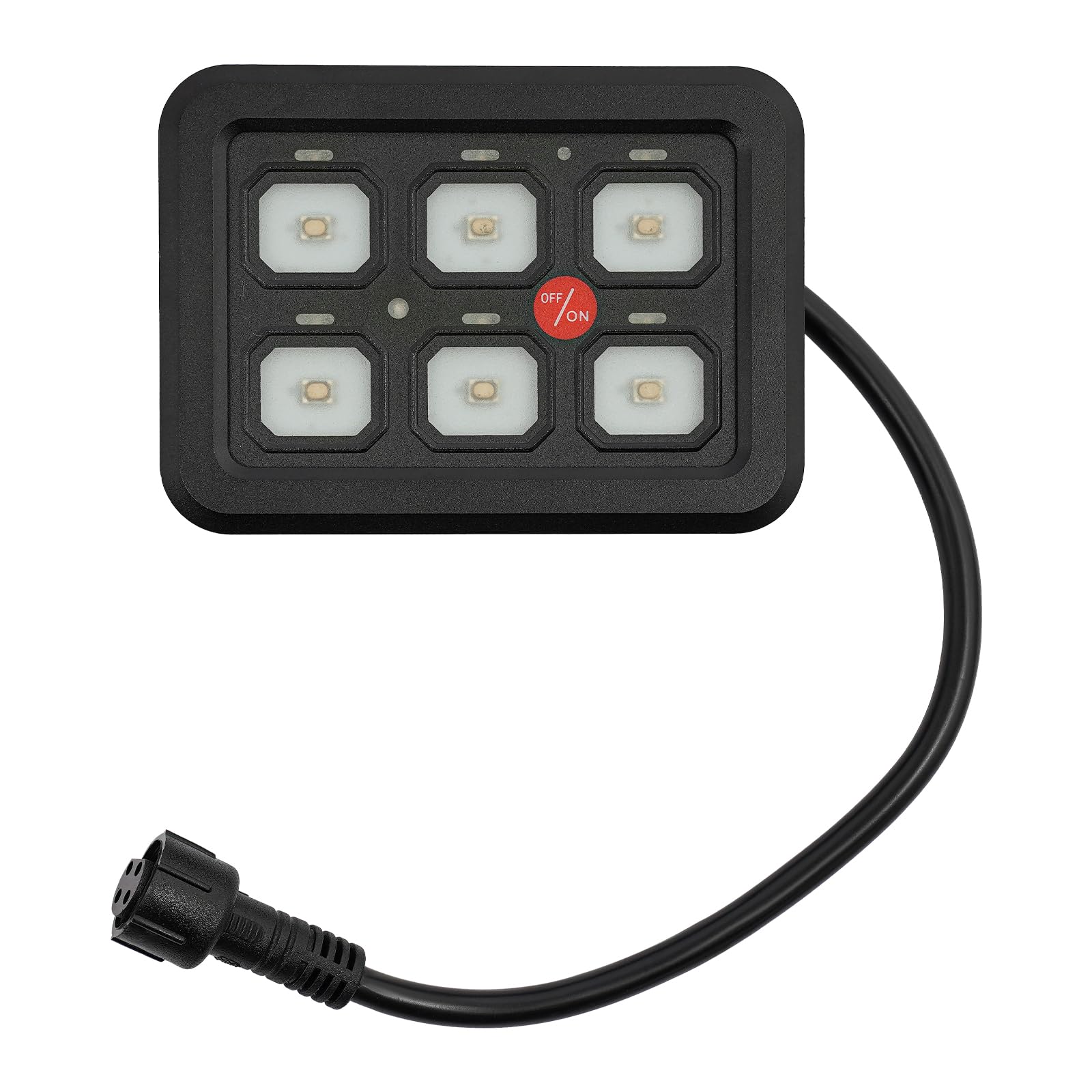 Kit pannello di controllo a 6 marce, con funzione di regolazione automatica, 720 W, quadro universale 9 – 30 V, adatto per camper, barche, SUV, camion, UTV ATV (blu)