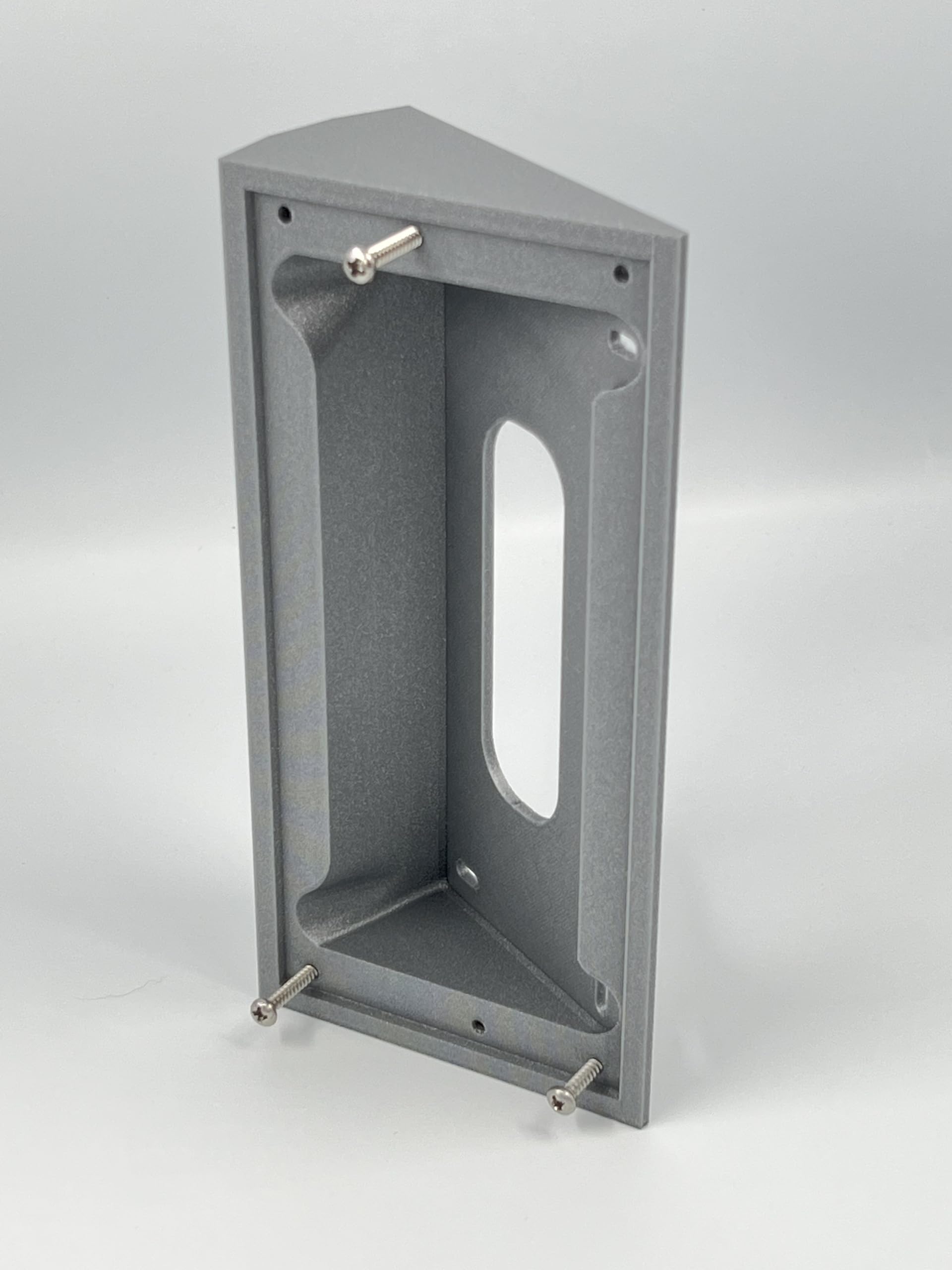 Custodia ad angolo 30° grigio metallizzato compatibile con videofono Comelit QUADRA