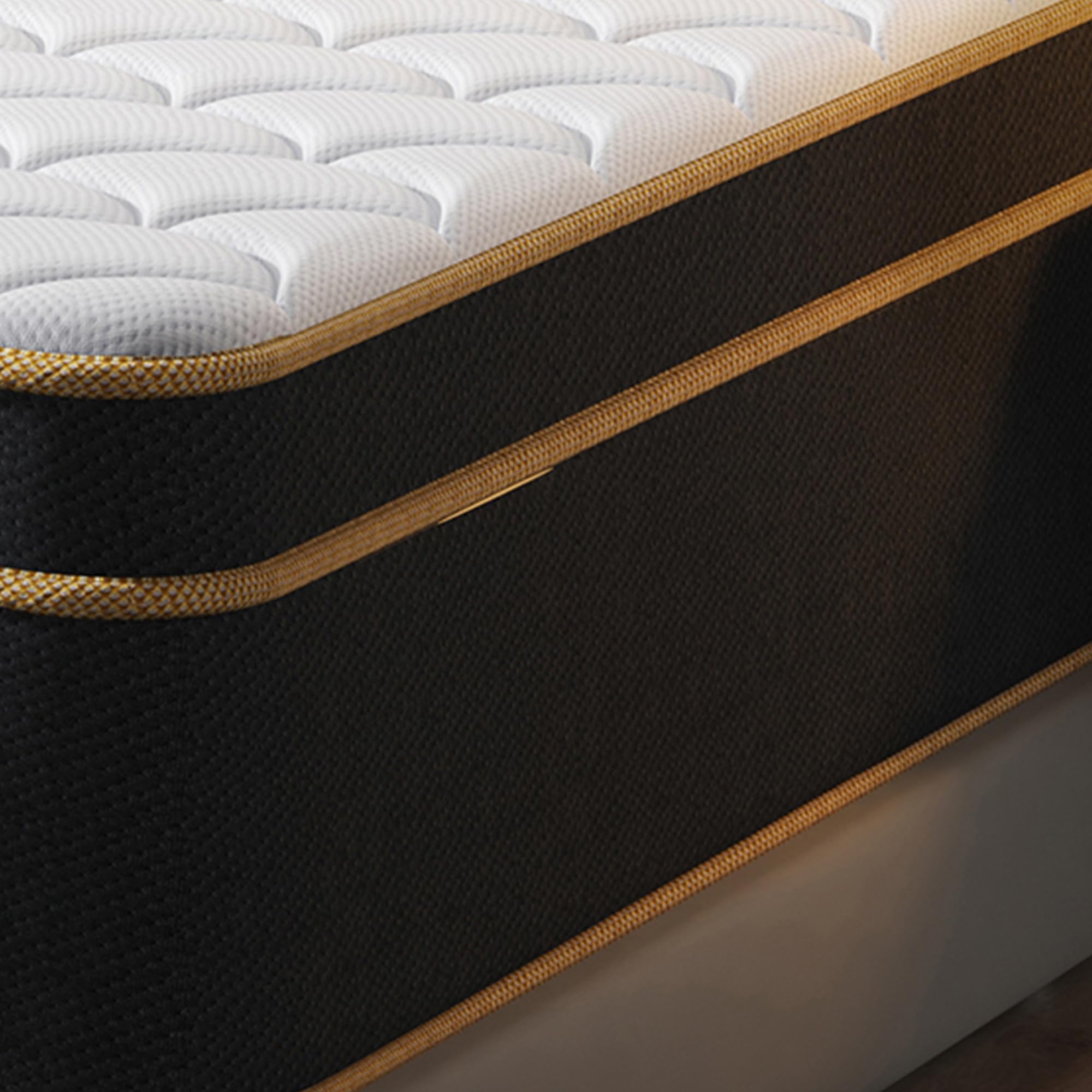 Photo 1 of LETMOON King Size Mattress, 14 Inch Memory Foam Hybrid Mattress -LMBS26R0331