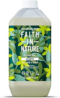 FAITH IN NATURE Natural Shampoo - Vegan & Cruelty Free, No SLS or Parabens - 169 fl oz Refill Pack, Seaweed & Citrus