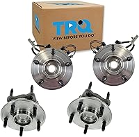 Vista 148 de TRQ Par de conjunto de cubo de cojinete de rueda delantera izquierda derecha, 2 piezas compatible con Lexus GX460 2003-2009 GX470 2003-2023 Toyota